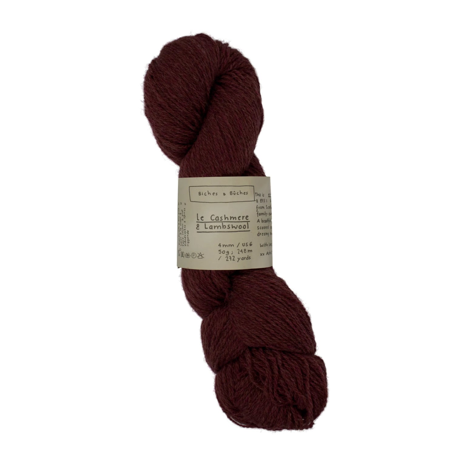 Le Cashmere & Lambswool | Soft Medium Burgundy