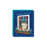 Blank Greeting Card | Toadally Miss You