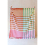 Lambswool Blanket | Pink Gingham Check