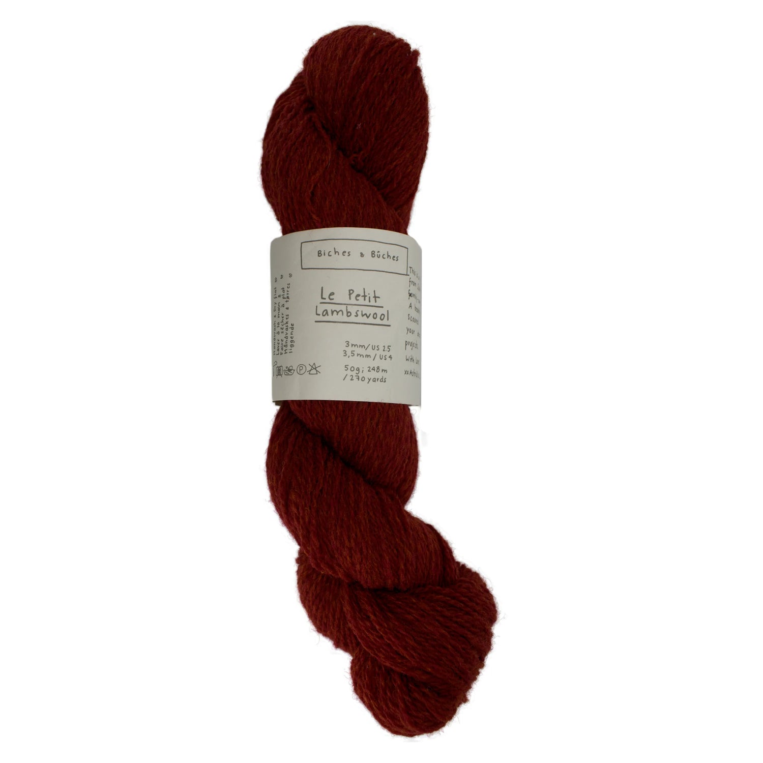 Le Petit Lambswool | Dark Red