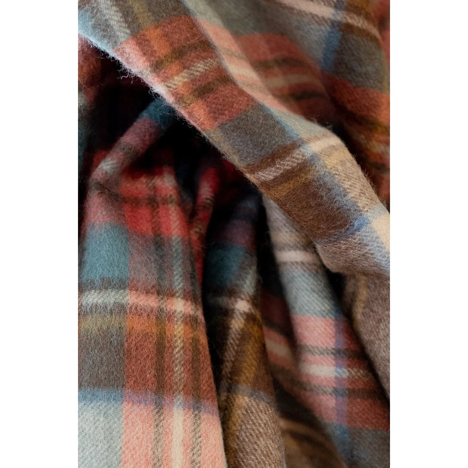 Small Lambswool Blanket | Stewart Dress Antique Tartan