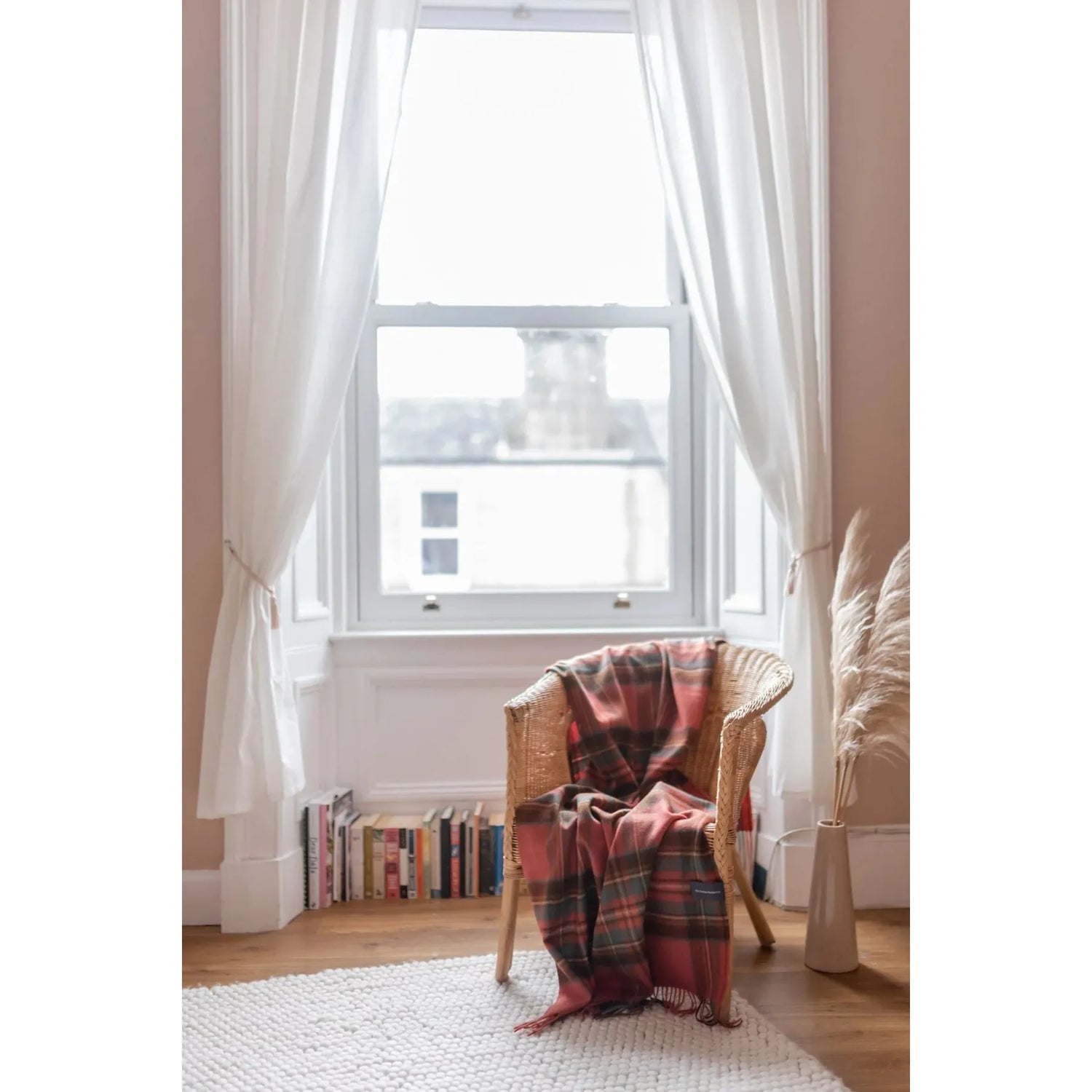 Small Lambswool Blanket | Stewart Royal Antique Tartan