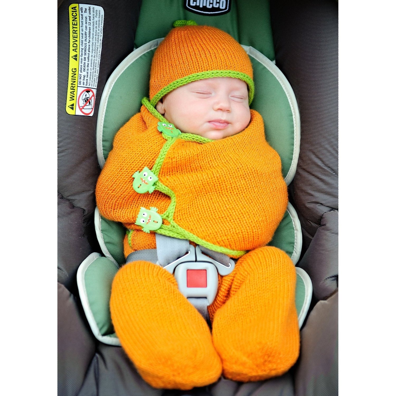 Snugglebug Car Seat Cozy | Knitting Pattern