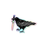 Raven & Switchblade Holographic Sticker